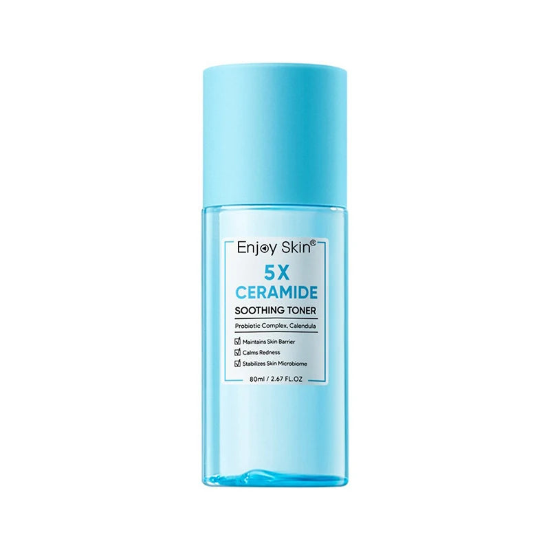 Ceramide Facial Skincare Series – Soothing Toner, Moisturizing Cream, Low‑pH Cleanser, Barrier Serum & Hydration Gel