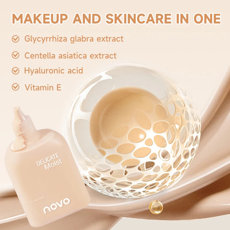Smooth Liquid Foundation – Moisturizing, Oil‑Control & Waterproof