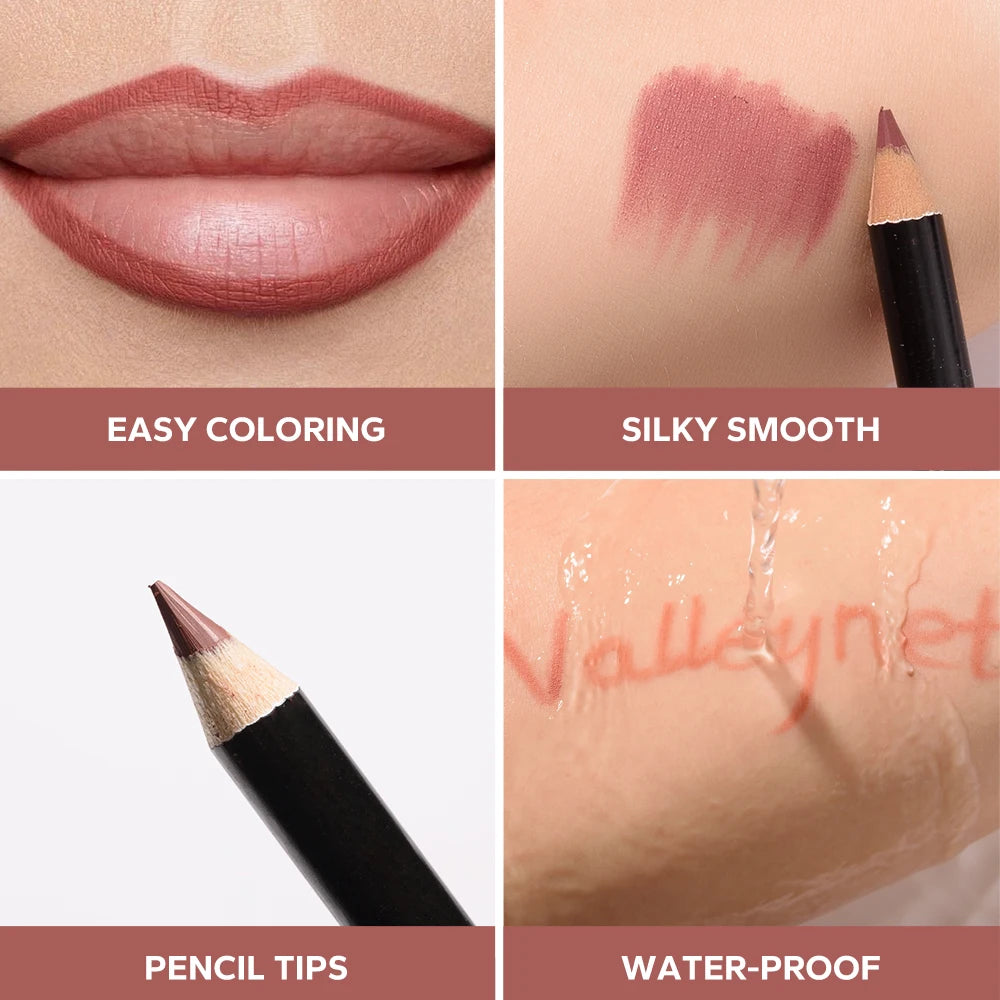 Set lip liner set and eyeliner set Nude Brown Collection