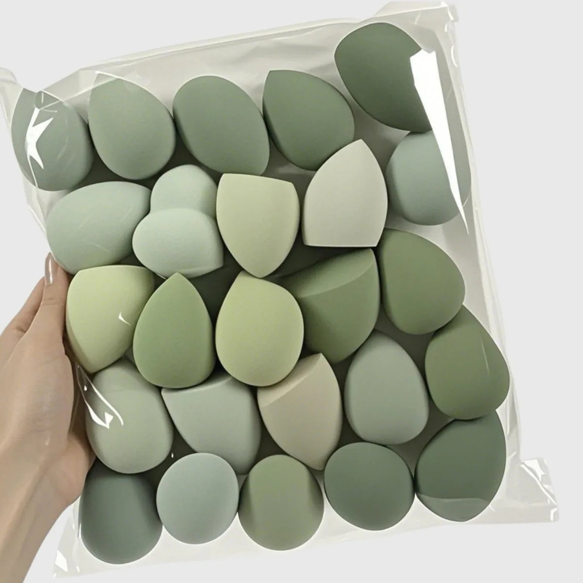 8PCS Professional Makeup Sponge Set – Hydrophilic, Assorted Shapes, Perfect for Powder & Liquid Foundation