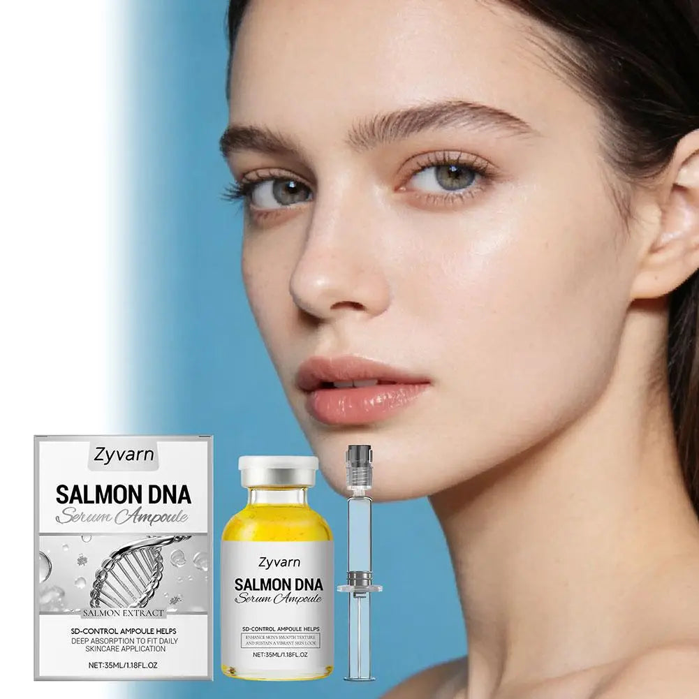 Korean Salmon Ampoule Serum Pure Peptide Powerful Firming Anti-Aging Essence Lotion Effectively Tightens Moisturizes Skincare