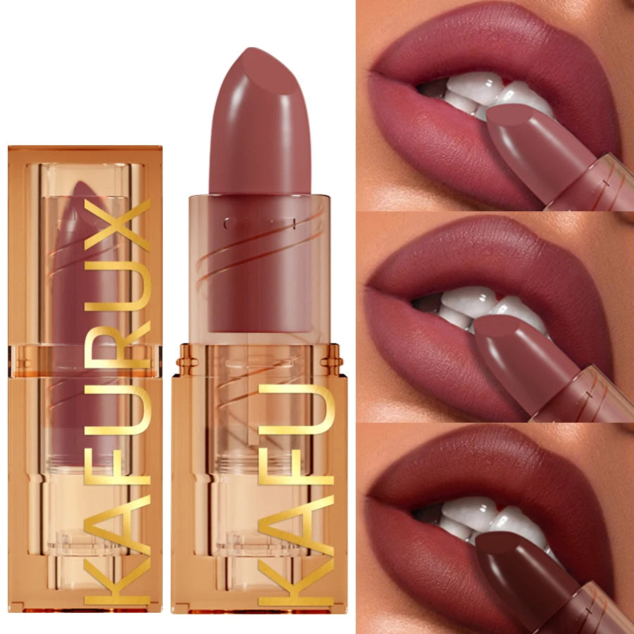Waterproof Matte Lipstick – Long‑Lasting Red, Pink & Brown Lip Tint for Korean Makeup Looks