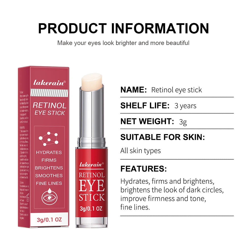 Retinol eye cream stick for targeted under‑eye repair.