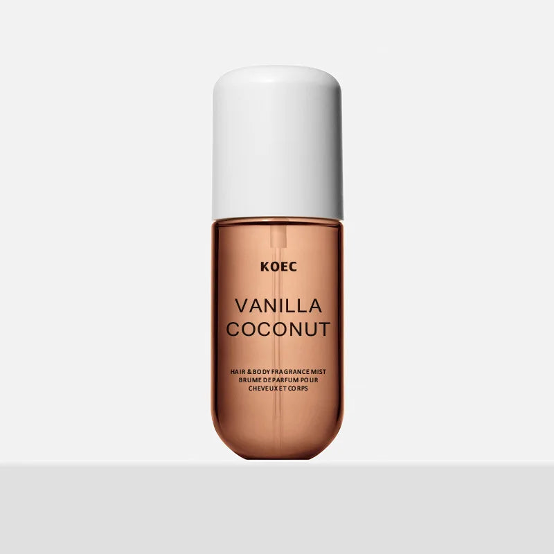 KOEC Vanilla Coconut Spray Perfume Refreshing Moisturizing Premium Dragon Fruit Floral Women's Perfume Triple Fragrance 50ml