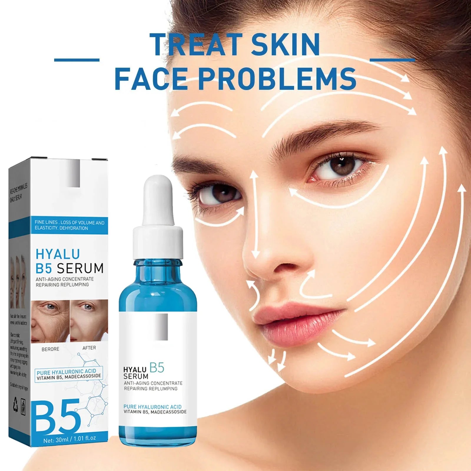 Remove W-rinkles Essence Anti A-ging Fade Fine Line Lifting Firming Repair Smooth Moisturizing Nourish Tighten Retinol B3 Serum