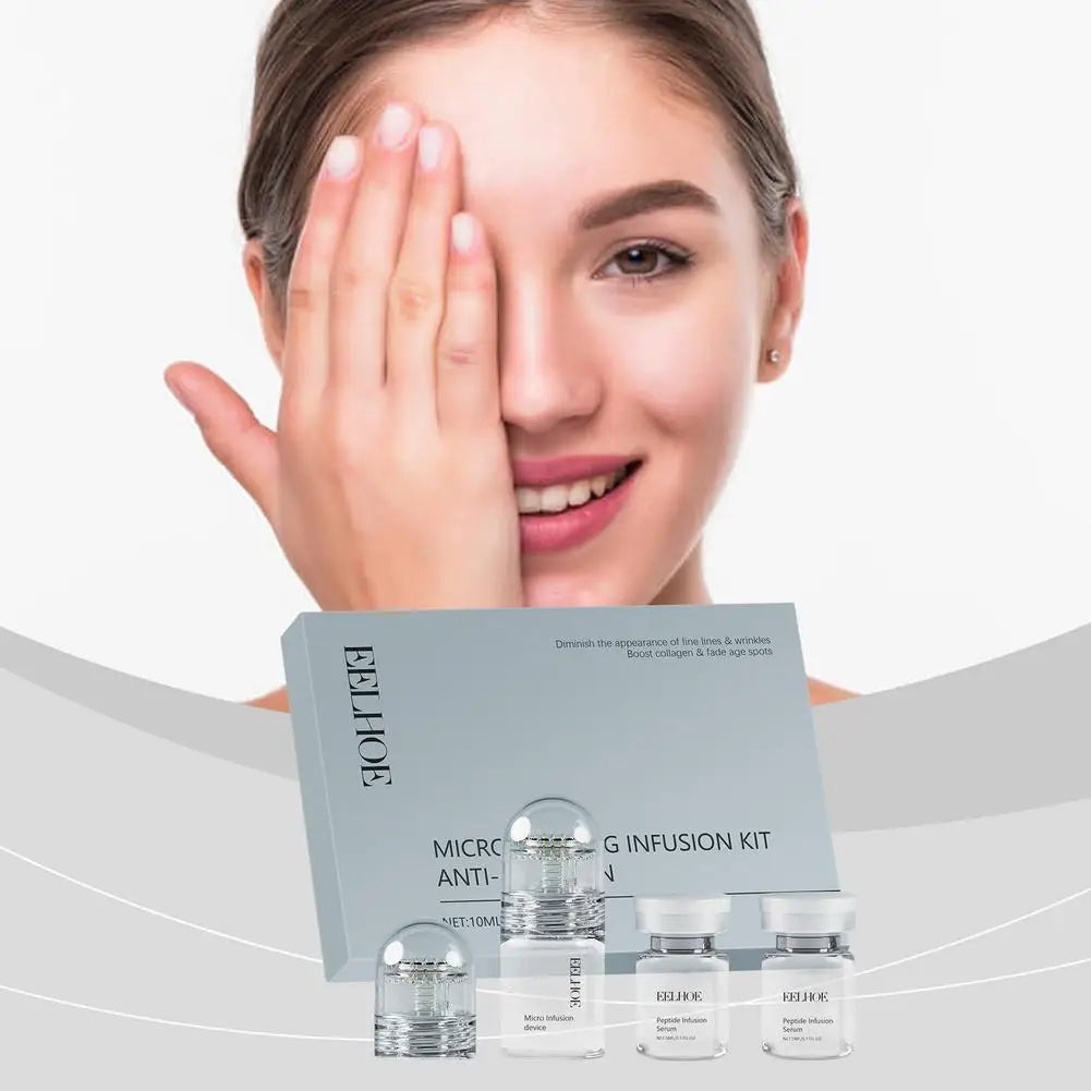 1/2Box Hyaluronic Acid Facial Set Gently hydrating and nourishing skin roller cleansing facial skin set Skin Care