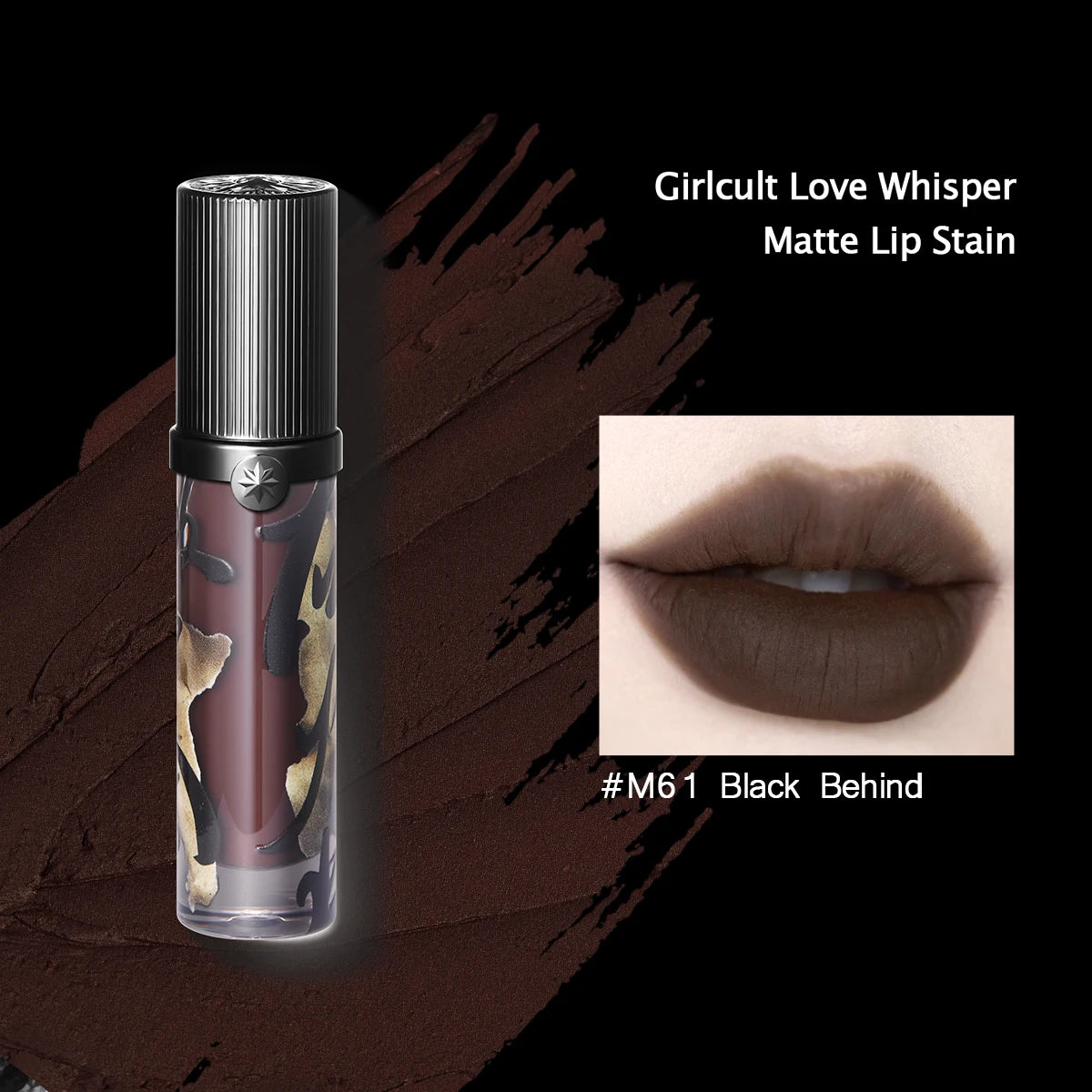 Girlcult Love Whisper Matte Lip Stain – Velvet Matte Texture, Lightweight Non‑Drying, Soft‑Focus Finish, Perfect for Edgy Makeup Looks