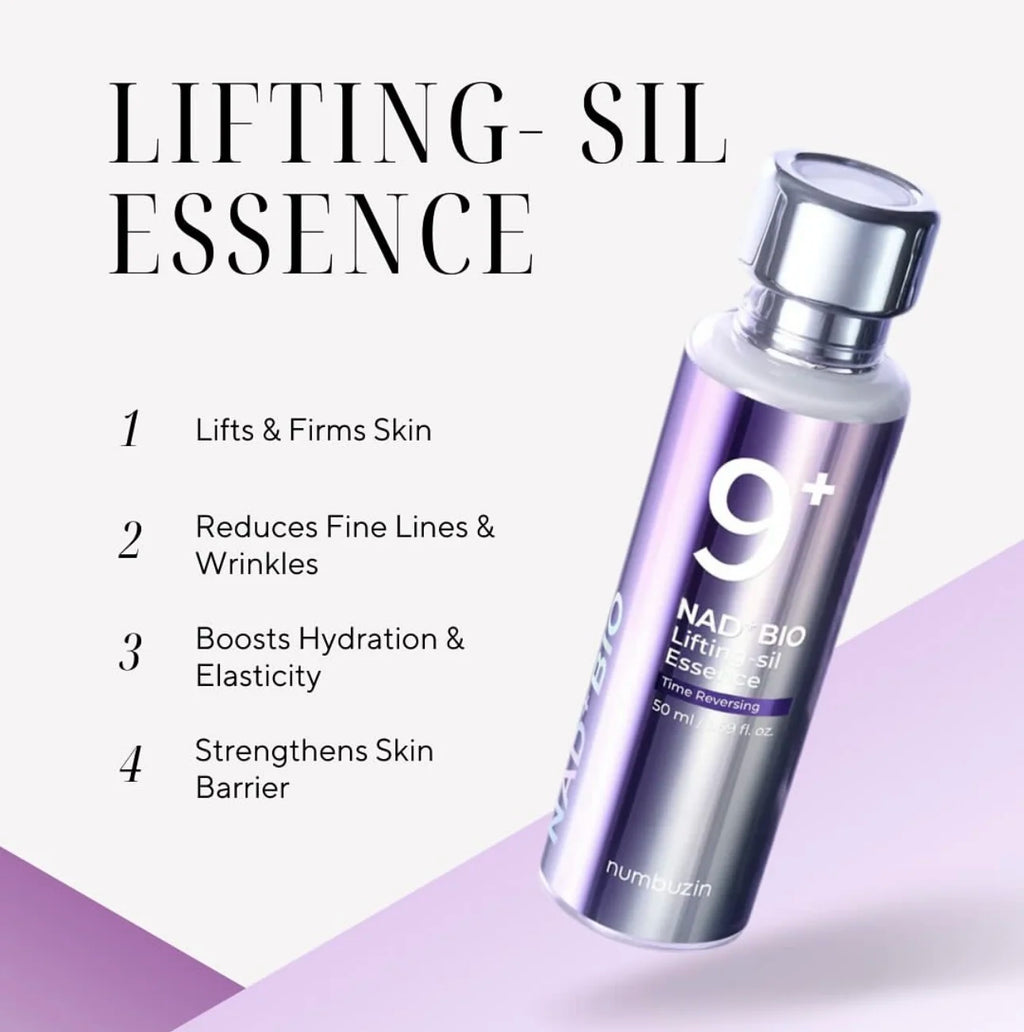 Numbuzin No.9+ Anti‑Aging Set – Time‑Reversing Essence, Retinol Eye Cream & PDRN Toner Routine