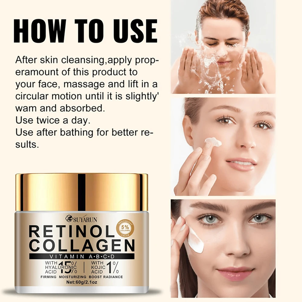 Brightening Collagen Moisturizer – Kojic Acid & Hyaluronic Acid Formula