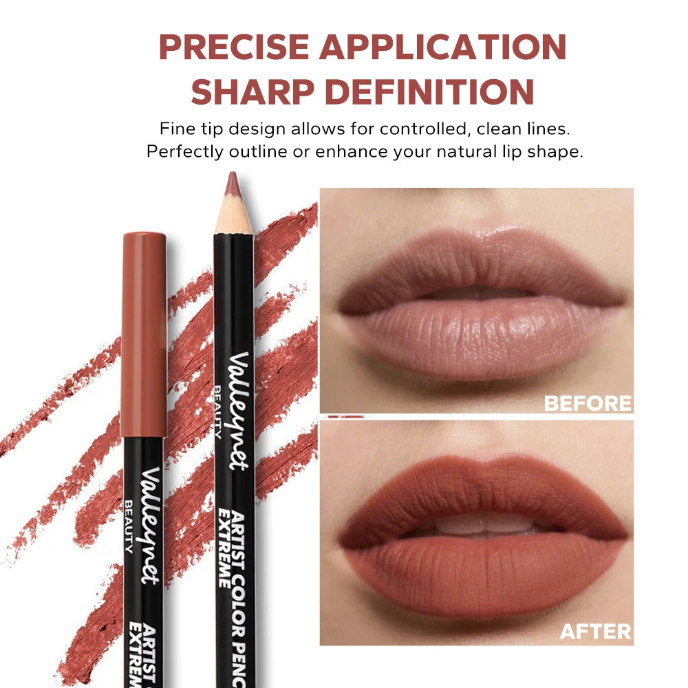 Set lip liner set and eyeliner set Nude Brown Collection