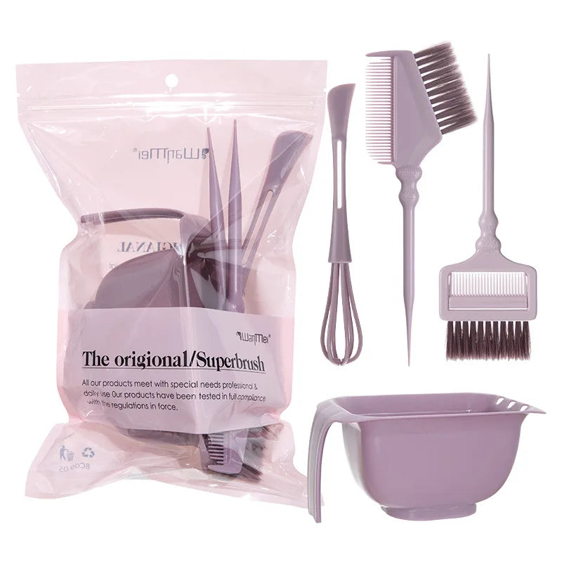 Complete Hair Coloring Kit, Reusable Salon‑Grade Comb Set