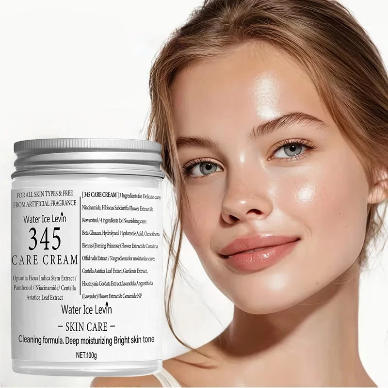 345 Series Skincare Set – Eye Cream, Serum & Face Cream for Lifting, Hydration & Dark Circle Repair