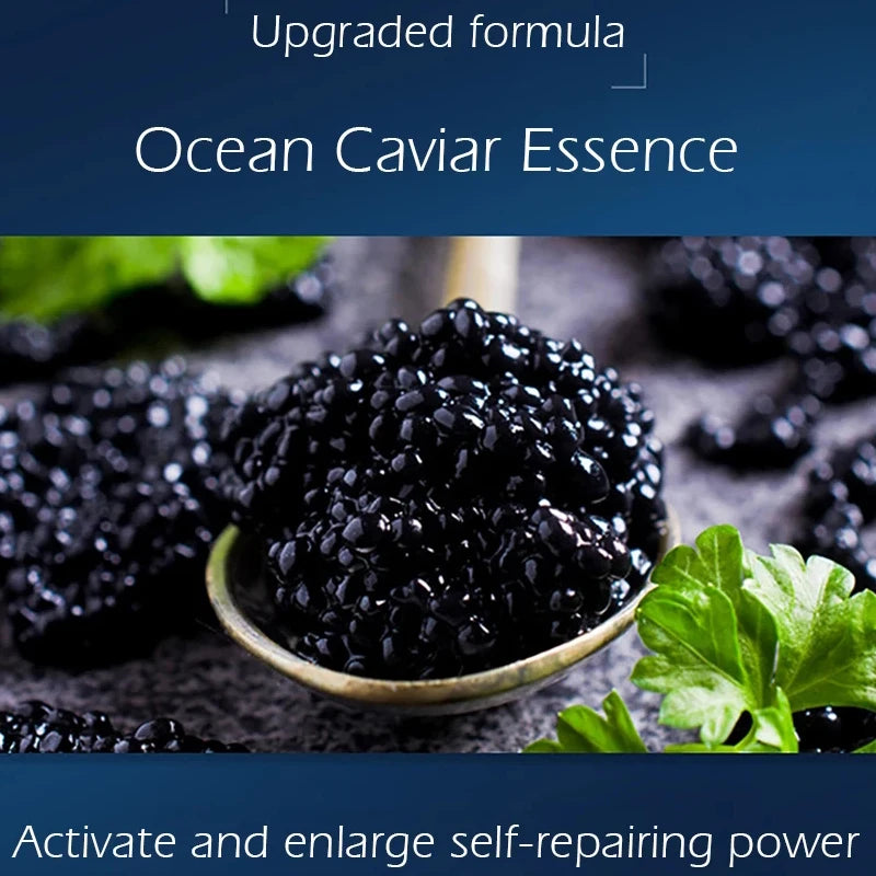 Moisturizing Face Serum and Cream Brighten Firming Anti-wrinkle Collagen Pre-Essence Caviar Eye Cream Dark Circle Eyebag Remover