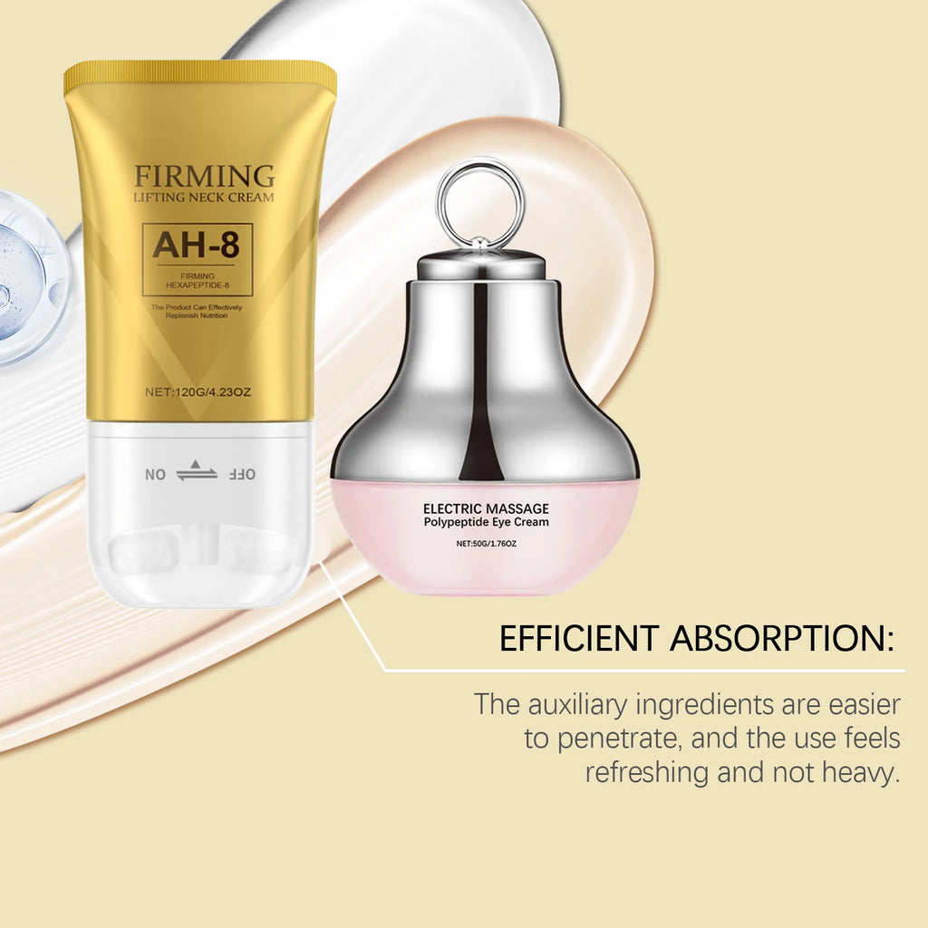 Anti-Aging Firming Skin Care Moisturizer Increase Skin Elasticity Remove Wrinkles Electric Massage Polypeptide Firming Eye Cream