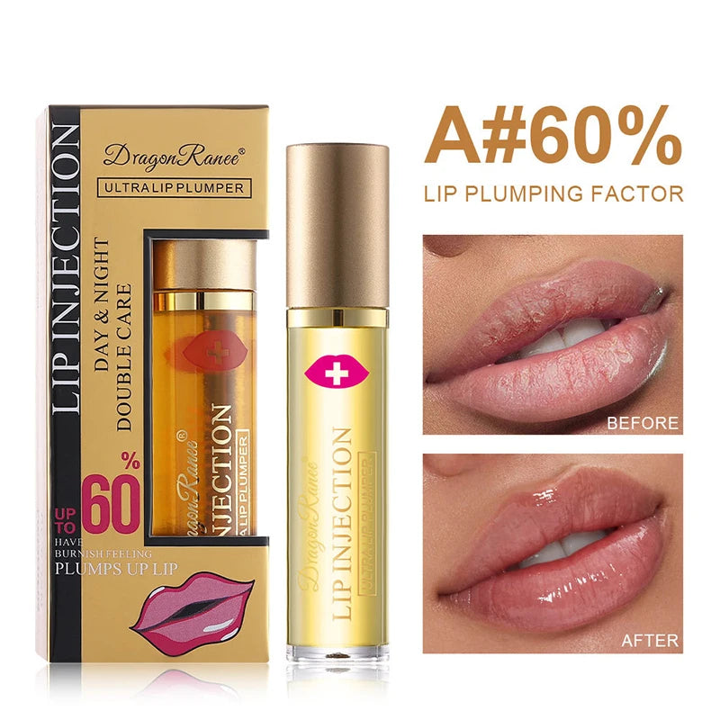 Anti-wrinkle Lipstick Instant Volumising Plumper Oil Lip Enhancer Lip Gloss Plumping Serum Moisturizing Sexy Lip Care Makeup