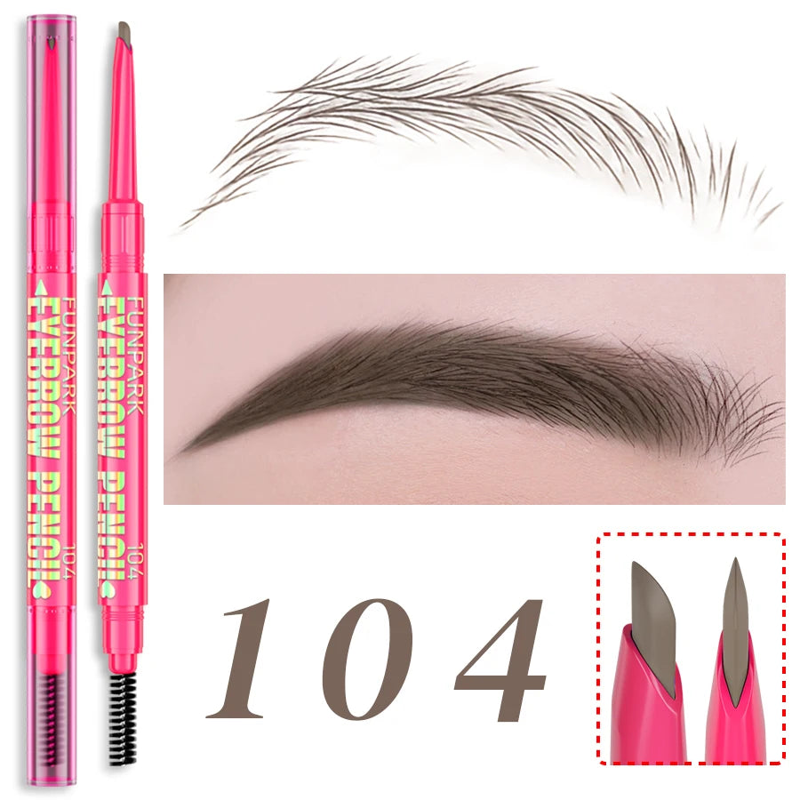 Professional Waterproof Eyebrow Pencil – Long‑Wear Tattoo Brow Pen with Brush, 5 Color Options