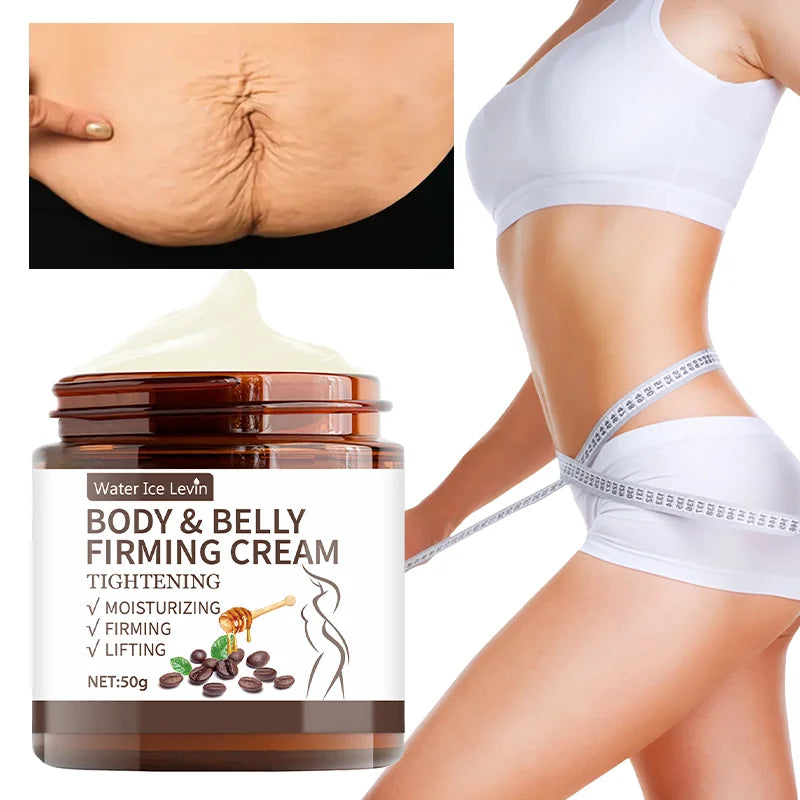 Abdominal Control Firming Cream - 60g, Plant Extract Deep Moisturizing and Moisturizing, Alcohol-Free, Suitable for All Skin Types, No Spices, Enhances Skin Elasticity