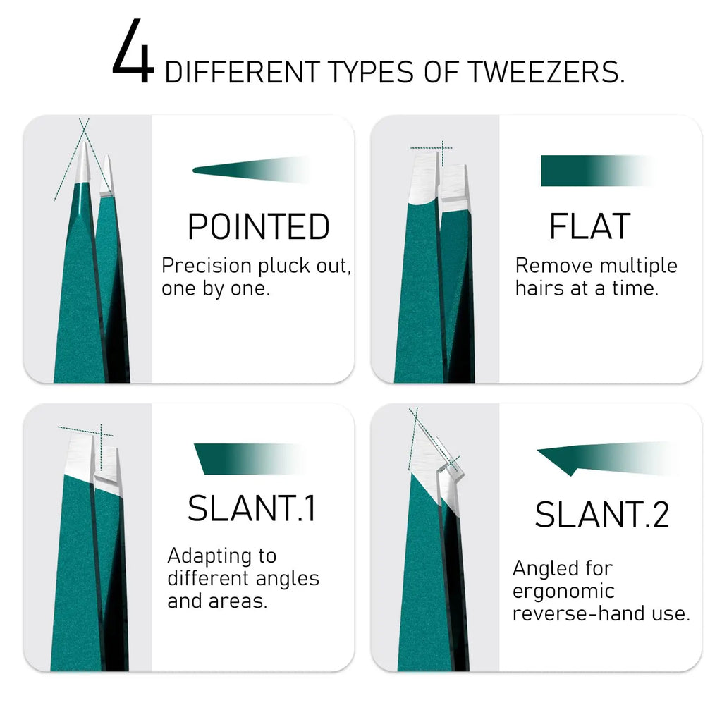 Beauty Tools Eyebrow Tweezer Stainless Steel Hair Removal Clip for Eyelash Extension Tweezer Colorful Professional Make