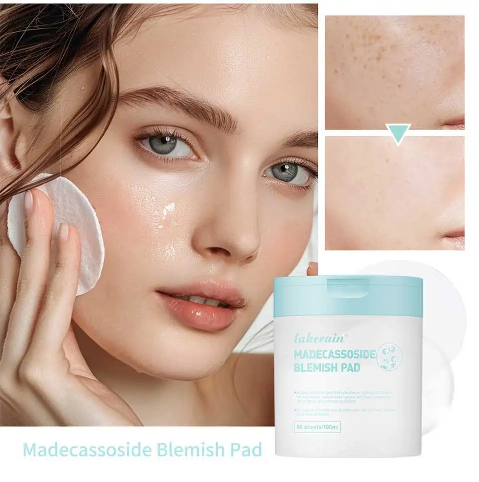 80 Sheets/ 100ml Toner Cotton Pads For All Skin Types, Tighten Skin Improve Fine Lines, Calm Balance Acne And Sensitive Skin