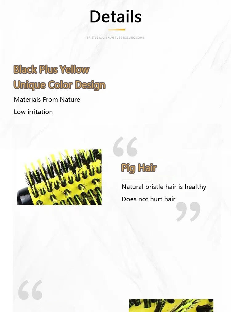 Salon Styling Round Comb Woman Hair Curlerl Professional Hairdresser Curling Combs Barbershop Hairdressing Tools Accessories