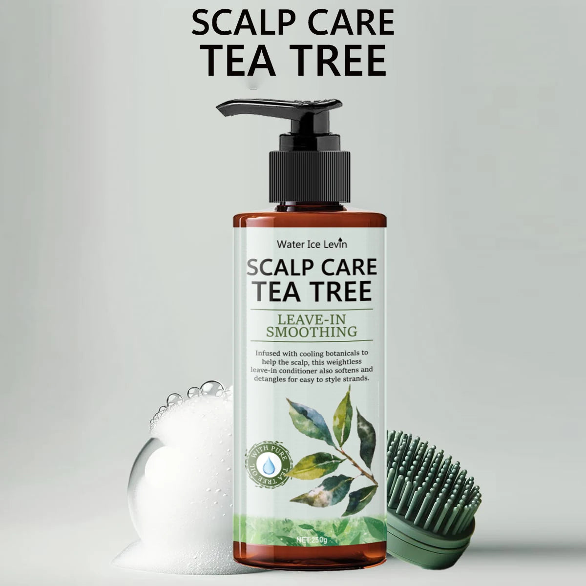 Tea Tree Moisturizing Conditioner 250g – Super Fluffy, Fresh & Smoothing Hair Care