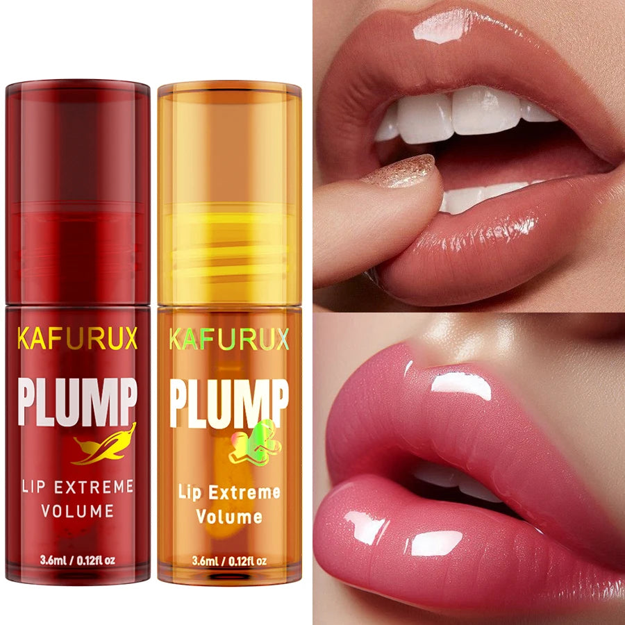 Instant volumizing effect for fuller‑looking lips