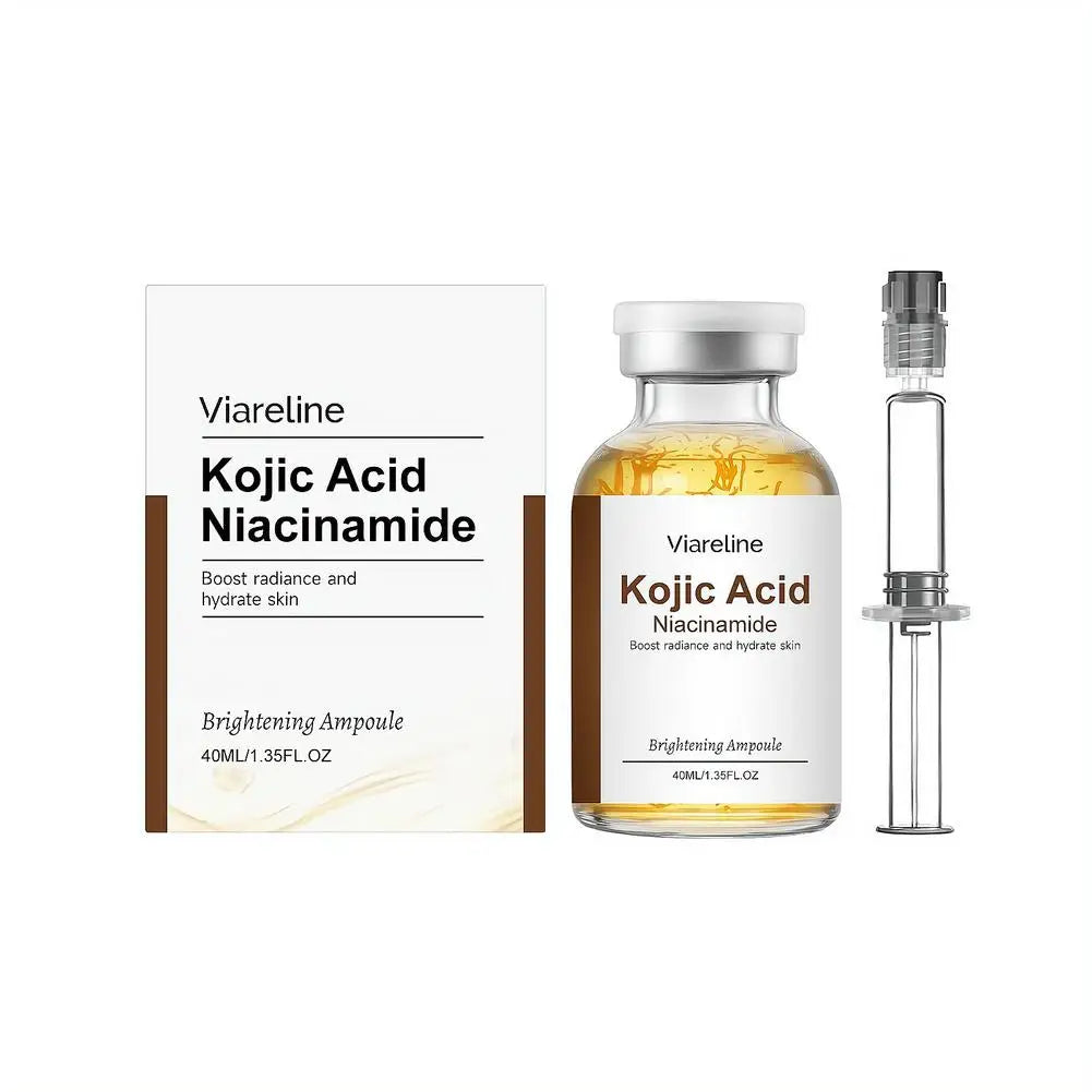 Kojic Acid Infused Face Ampoule Niacinamide Brightening Serum Deep Hydrating Moisturizing Nourishing Daily Glow Skin Care