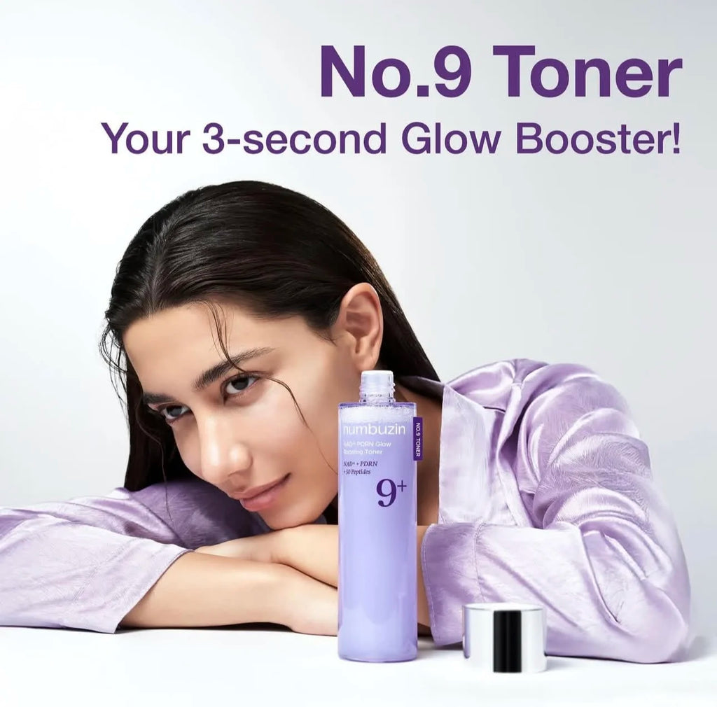 Numbuzin No.9+ Anti‑Aging Set – Time‑Reversing Essence, Retinol Eye Cream & PDRN Toner Routine