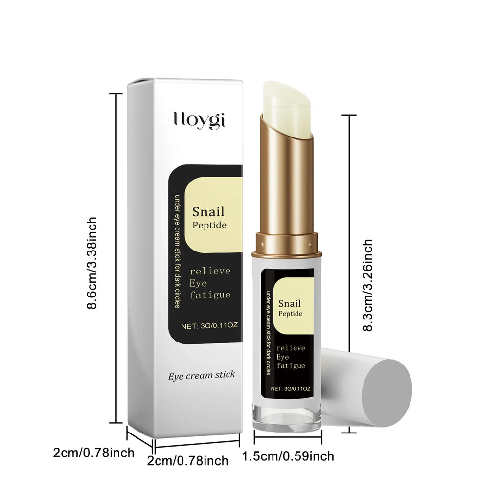 Snail collagen eye cream stick for targeted under‑eye care.
