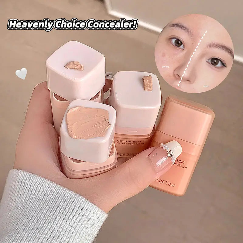 Full Coverage Hydrating Concealer,Lightweight Long Wear Concealer for Dark Circles Acne Scars&Blemishes,Long Lasting Face Makeup