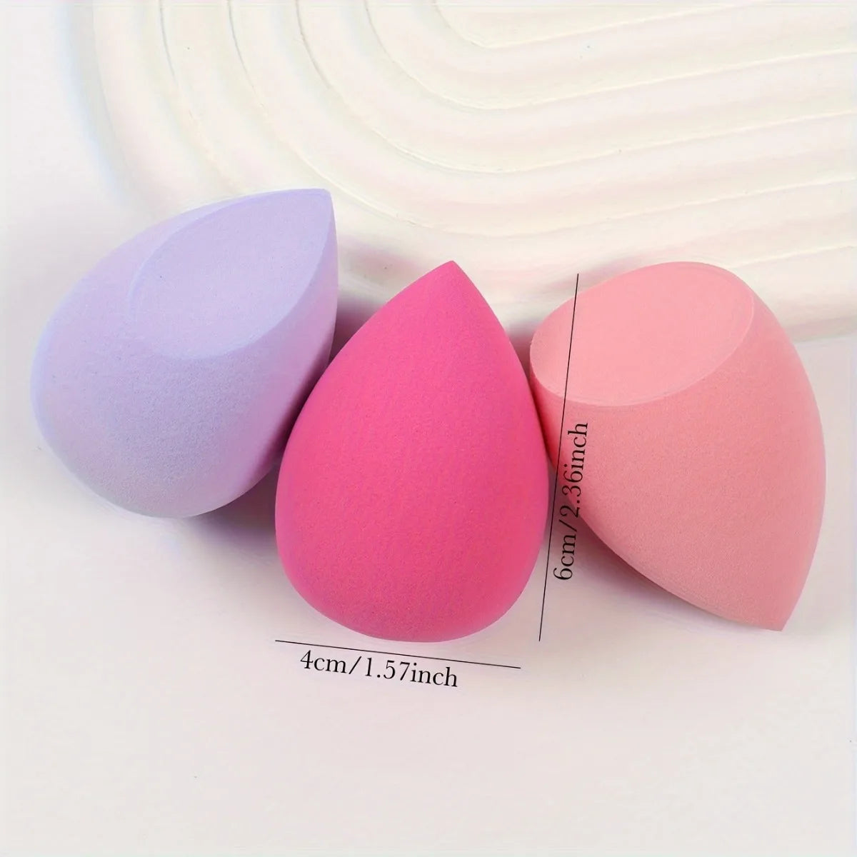 8PCS Professional Makeup Sponge Set – Hydrophilic, Assorted Shapes, Perfect for Powder & Liquid Foundation