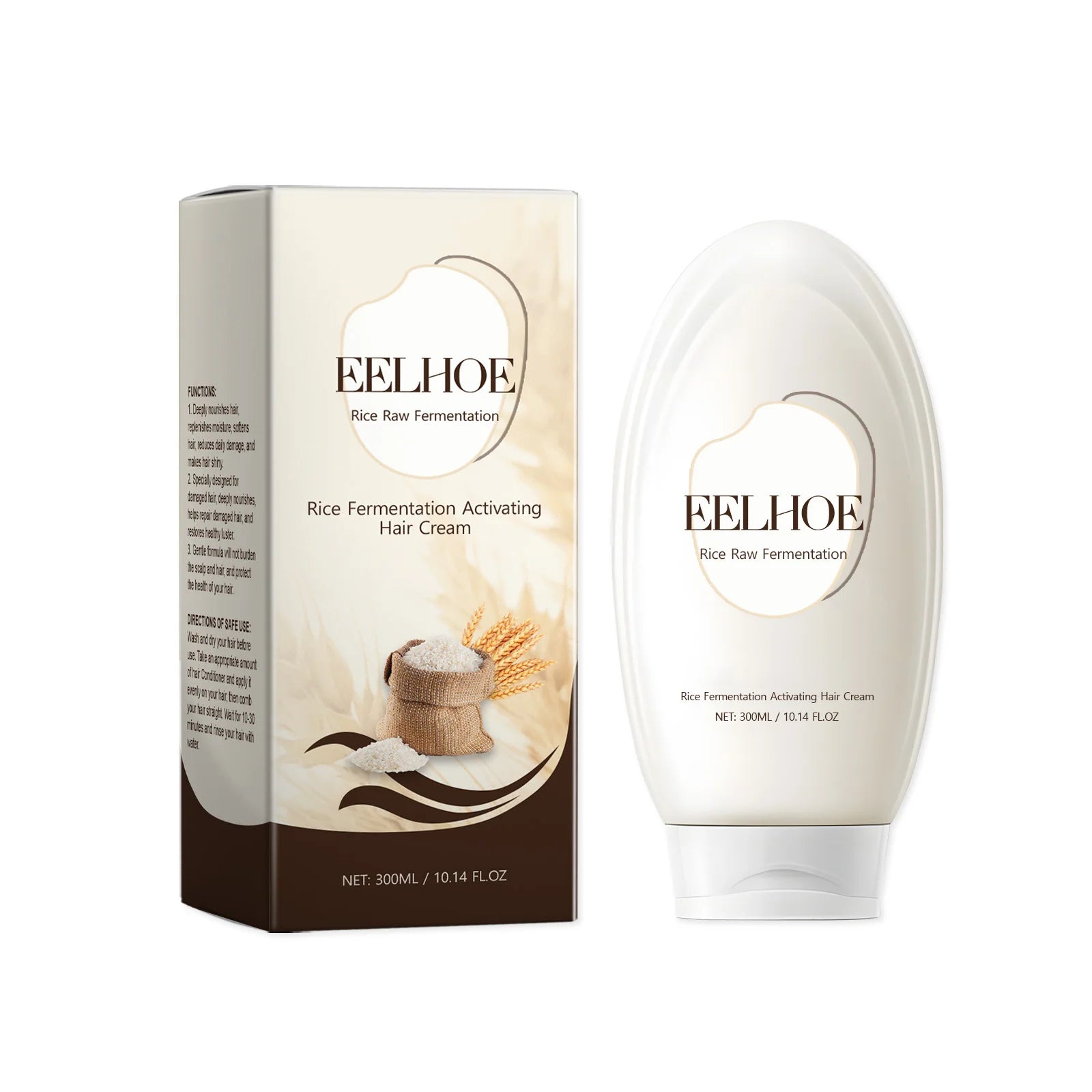 Rice Essence Hair Cream – Strengthening & Smoothing by EELHOE