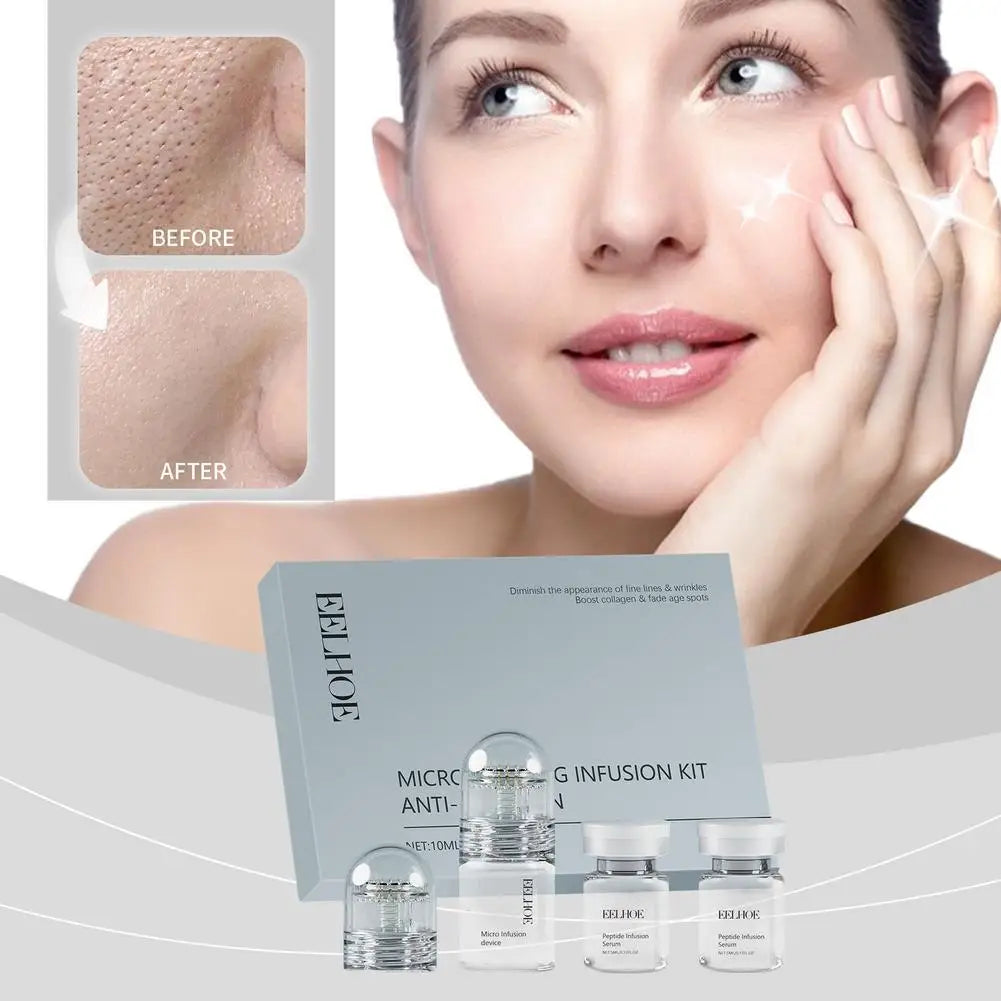 1/2Box Hyaluronic Acid Facial Set Gently hydrating and nourishing skin roller cleansing facial skin set Skin Care