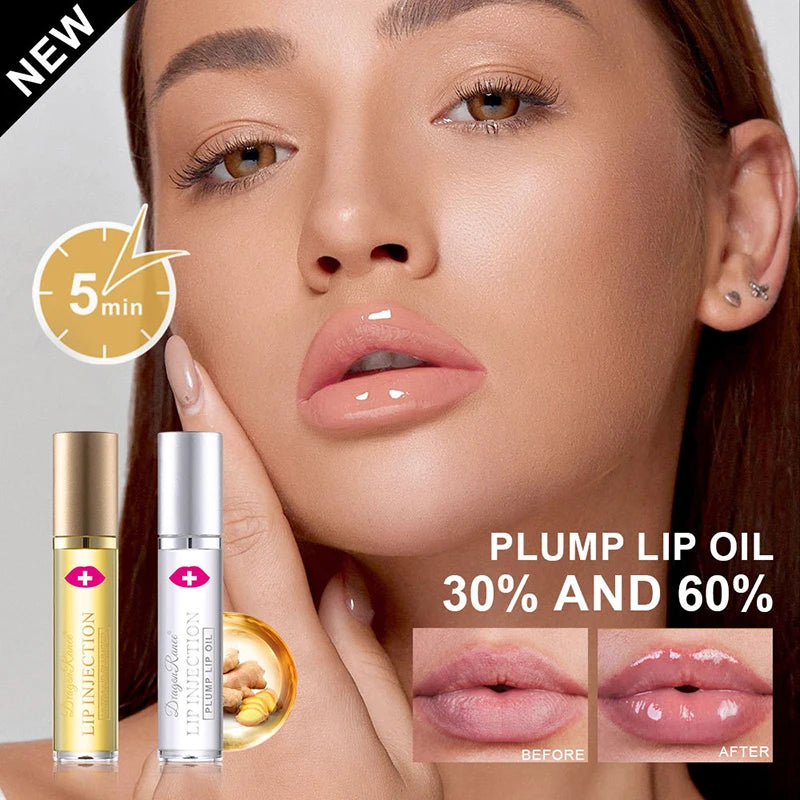Anti-wrinkle Lipstick Instant Volumising Plumper Oil Lip Enhancer Lip Gloss Plumping Serum Moisturizing Sexy Lip Care Makeup