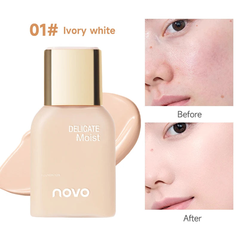 Smooth Liquid Foundation – Moisturizing, Oil‑Control & Waterproof