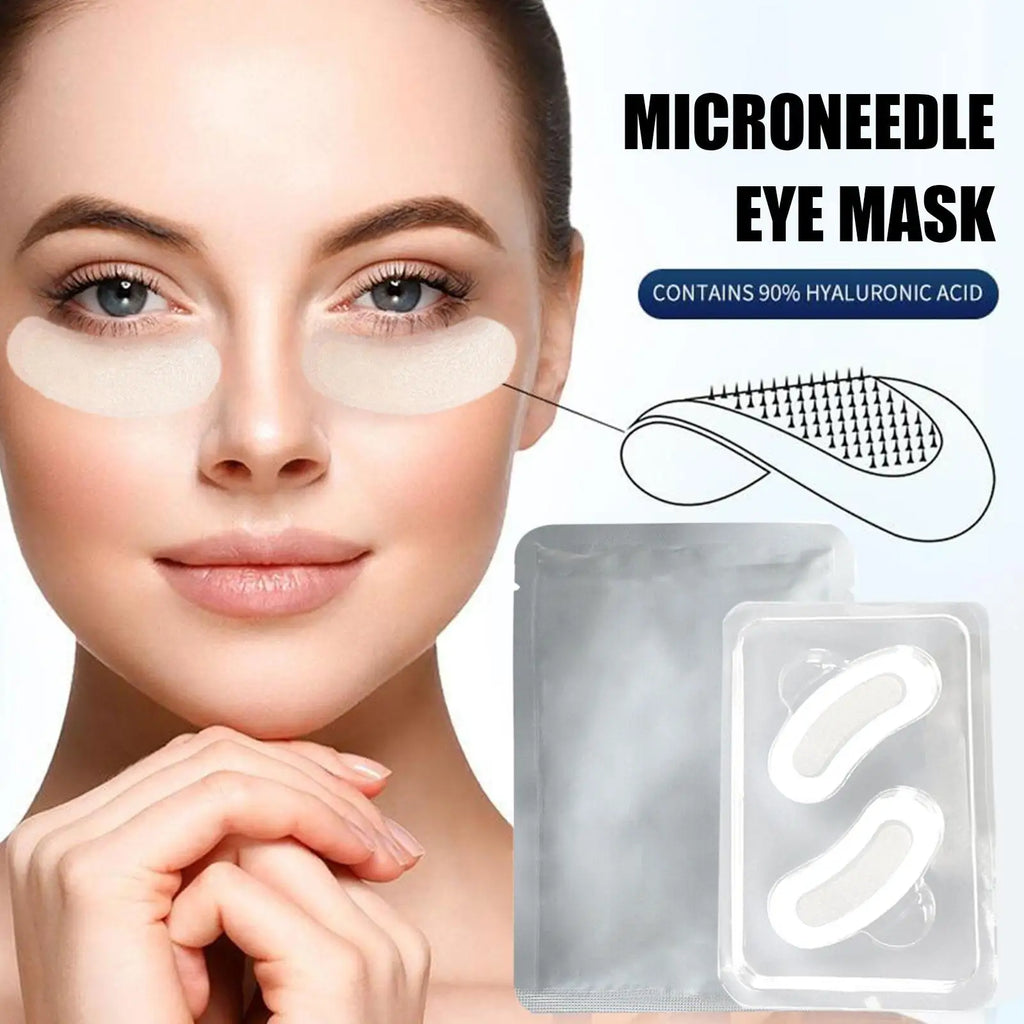 100 Pairs Hyaluronic Acid Microneedle Eye Patches For Anti Wrinkle Aging Eye Skin Firming Paste Remove Dark Circle Skin Care