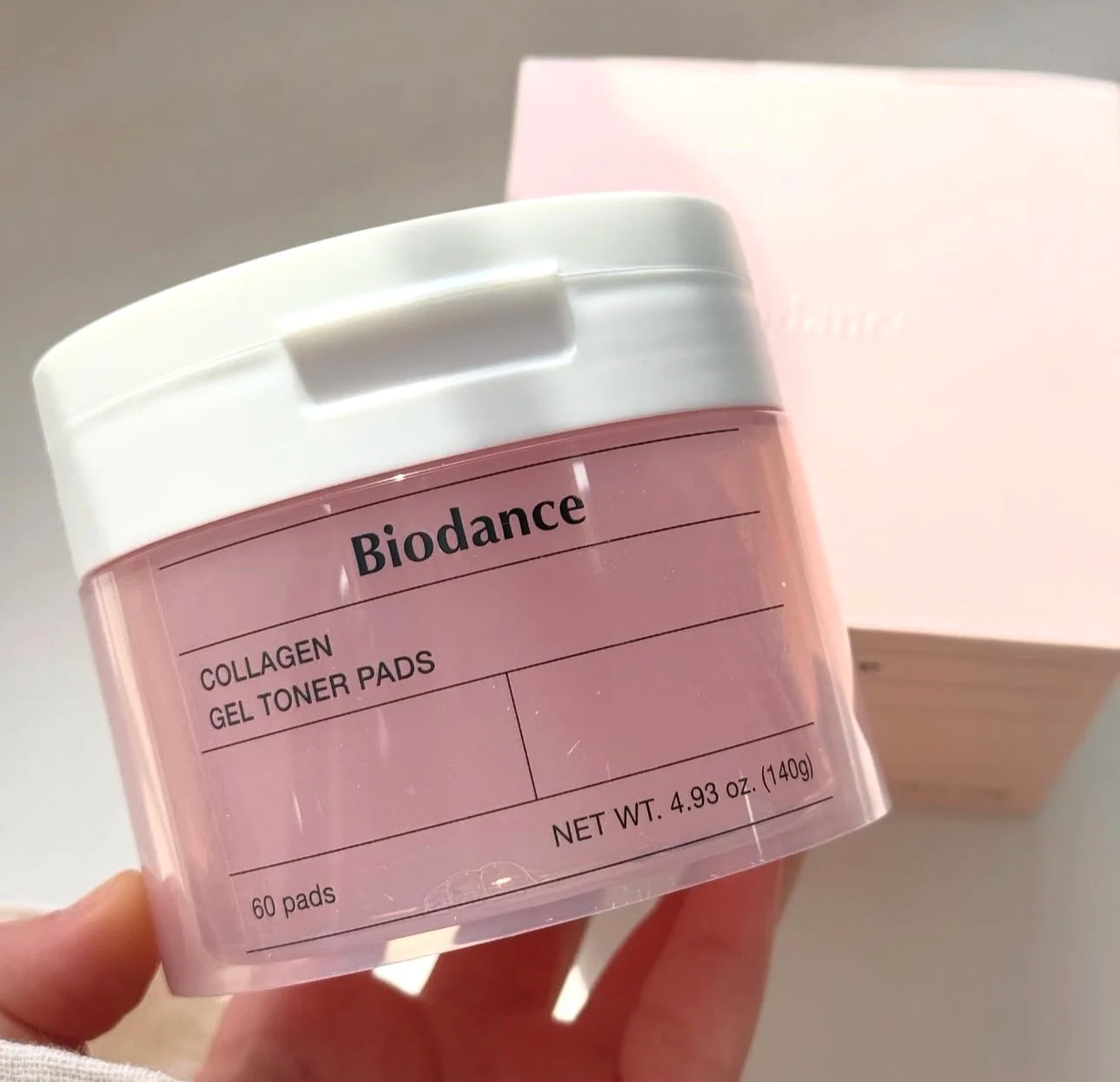 Biodance Collagen Gel Toner Pads – Hyaluronic Acid Hydration & Nicotinamide Whitening Care