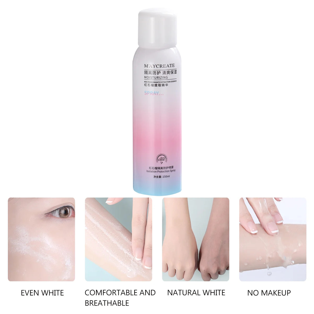 Cooling Sun Protection Mist – 150ml Hydrating Facial Spray for Smooth, Fresh Skin