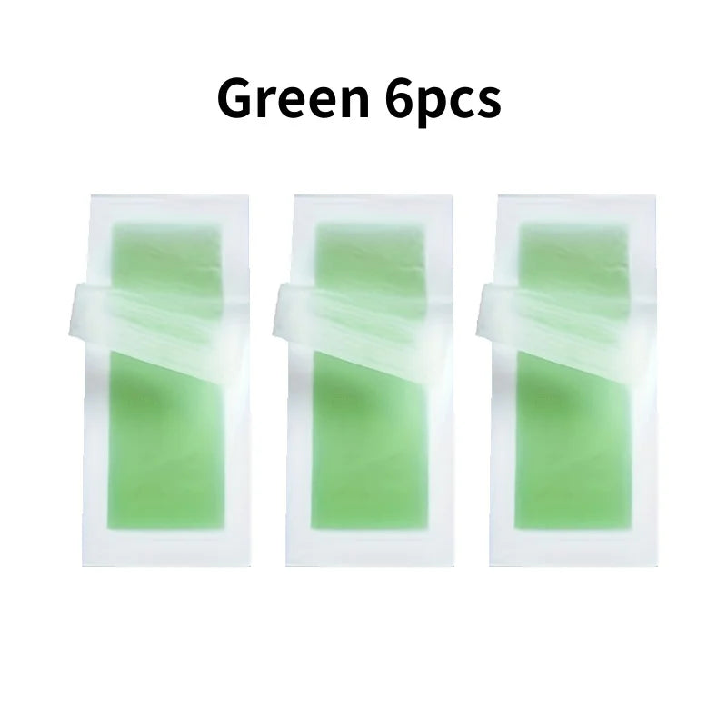 Professional Cold Wax Strips – Double‑Sided Hair Removal Tapes for Legs, Body & Face (6 / 10 / 20 Sticks)