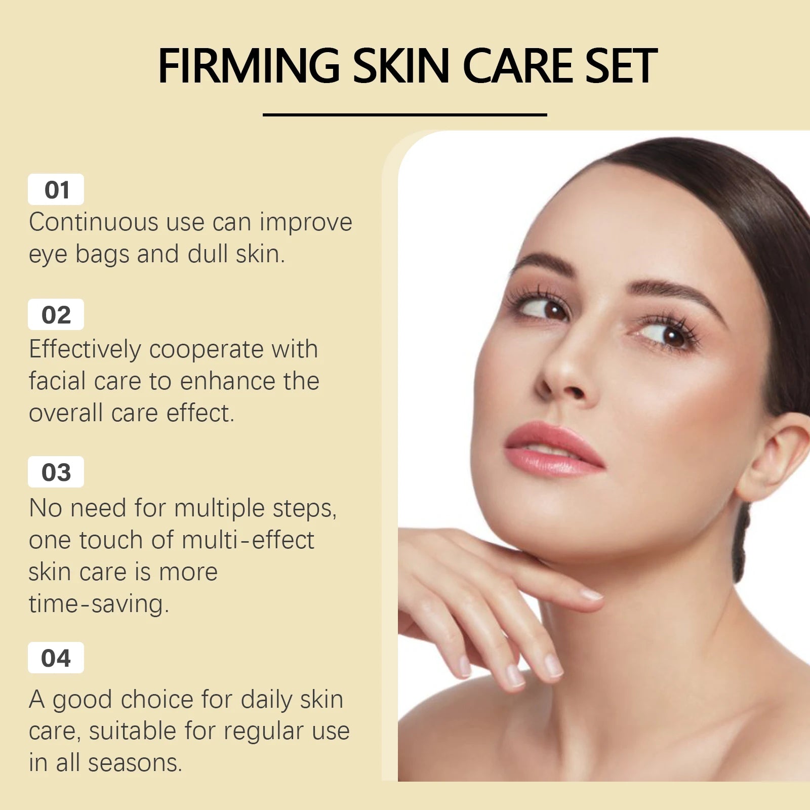 Anti-Aging Firming Skin Care Moisturizer Increase Skin Elasticity Remove Wrinkles Electric Massage Polypeptide Firming Eye Cream