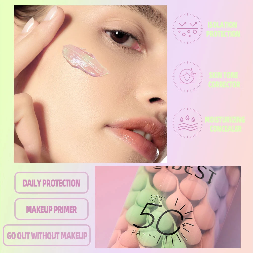 QIBEST Brightening Pre‑Makeup Base – Even Tone Primer