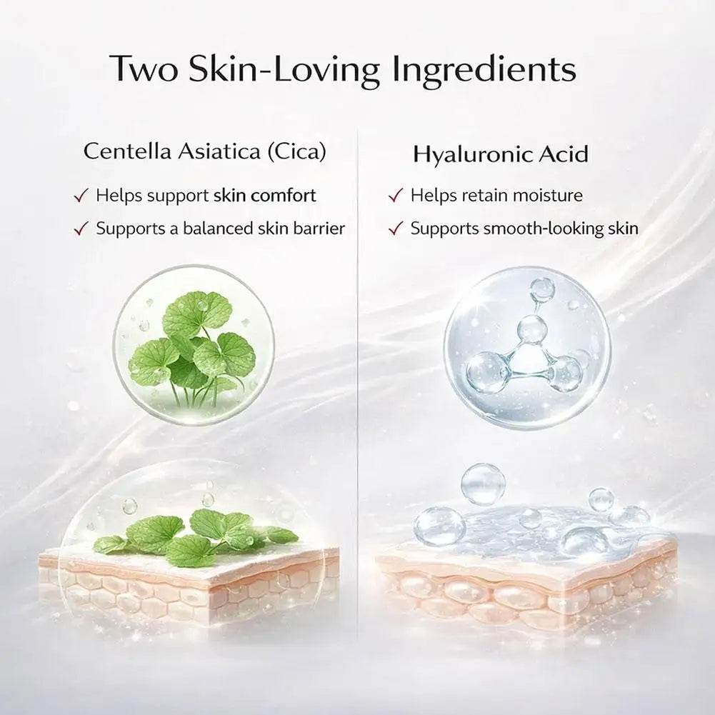Centella Asiatica Firming Facial Cream Hyaluronic Acid Barrier Repair Moisturizing Gentle Non Irritating For Daily Skincare