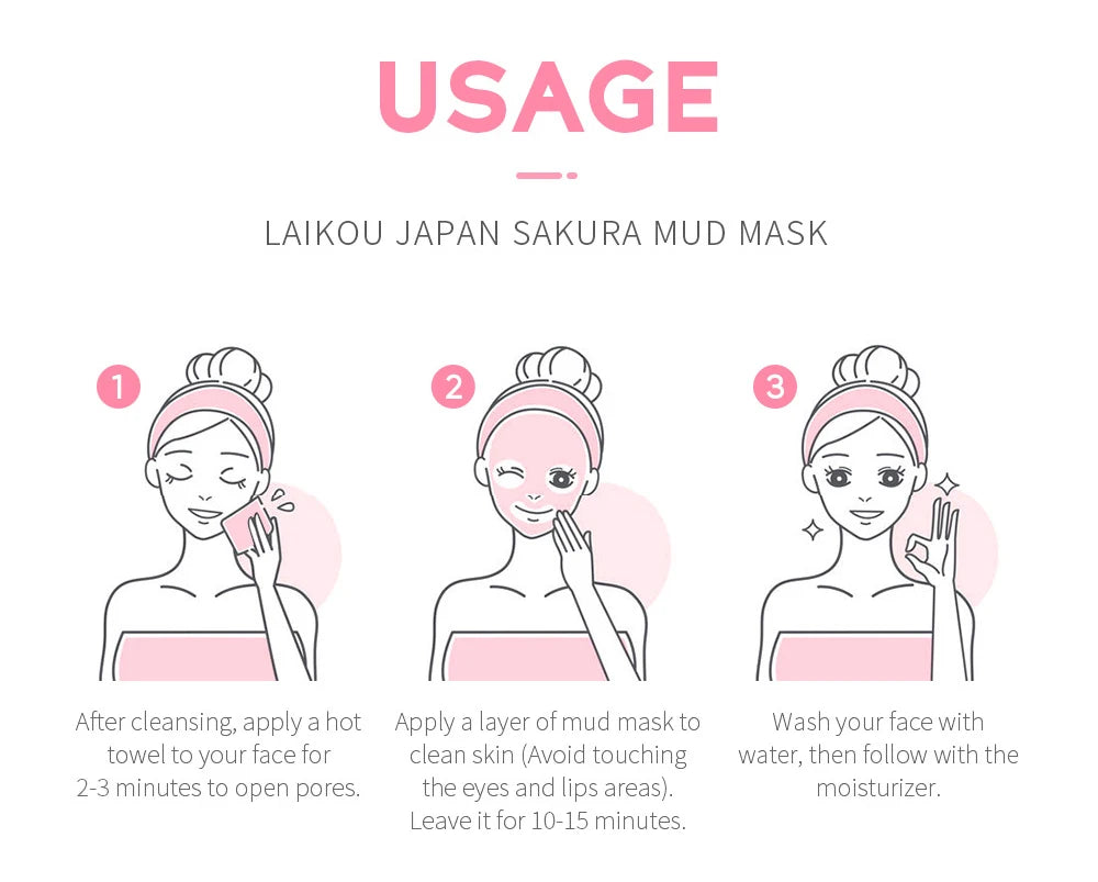 Facial Products Kit LAIKOU Sakura Skin Care Set