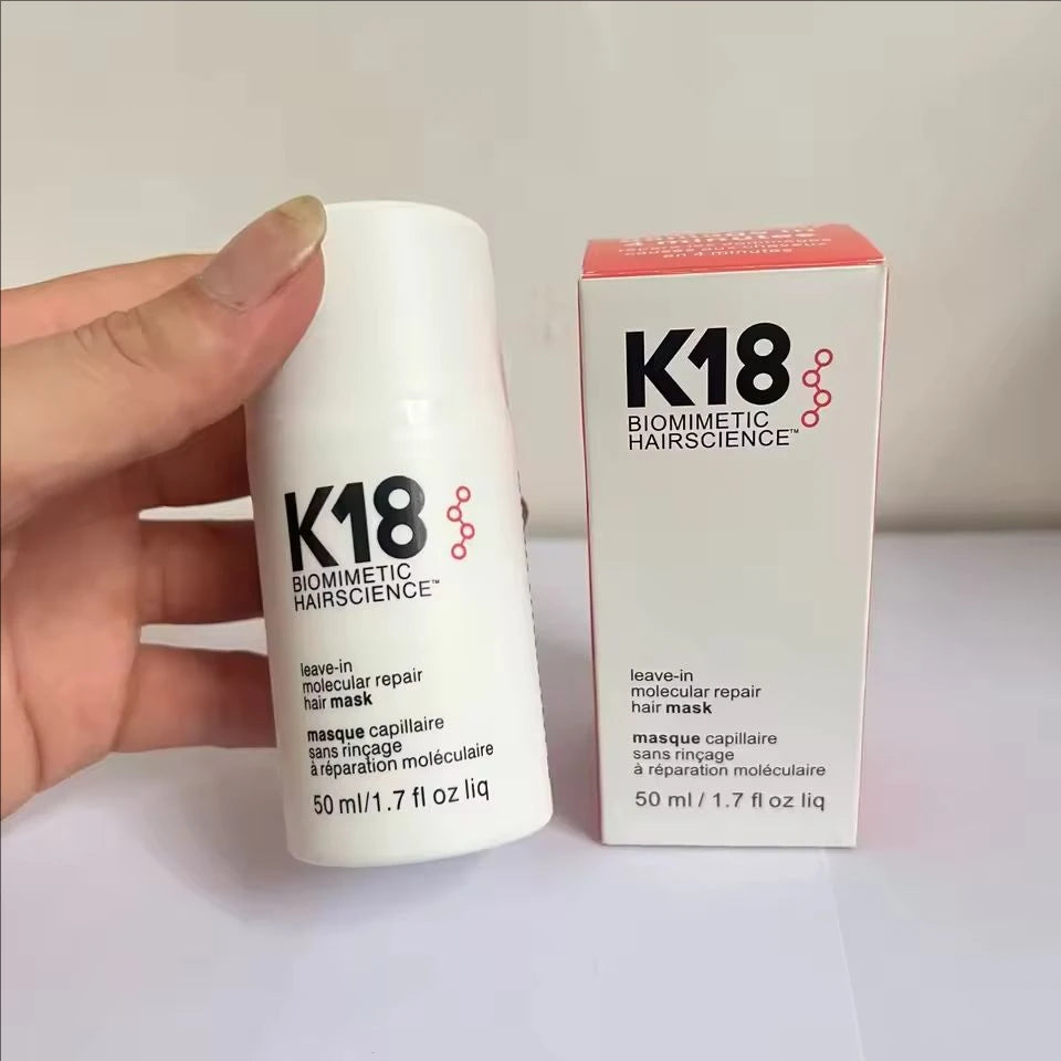K18 Leave‑In Molecular Keratin Repair Hair Mask 50ml – Deep Treatment for Soft, Restored & Damage‑Free Hair