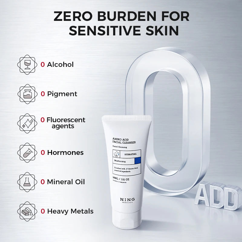 Amino Acid Facial Cleanser 100g – Salicylic Acid + Centella, Gentle Soothing Hydration & Oil Balance Care