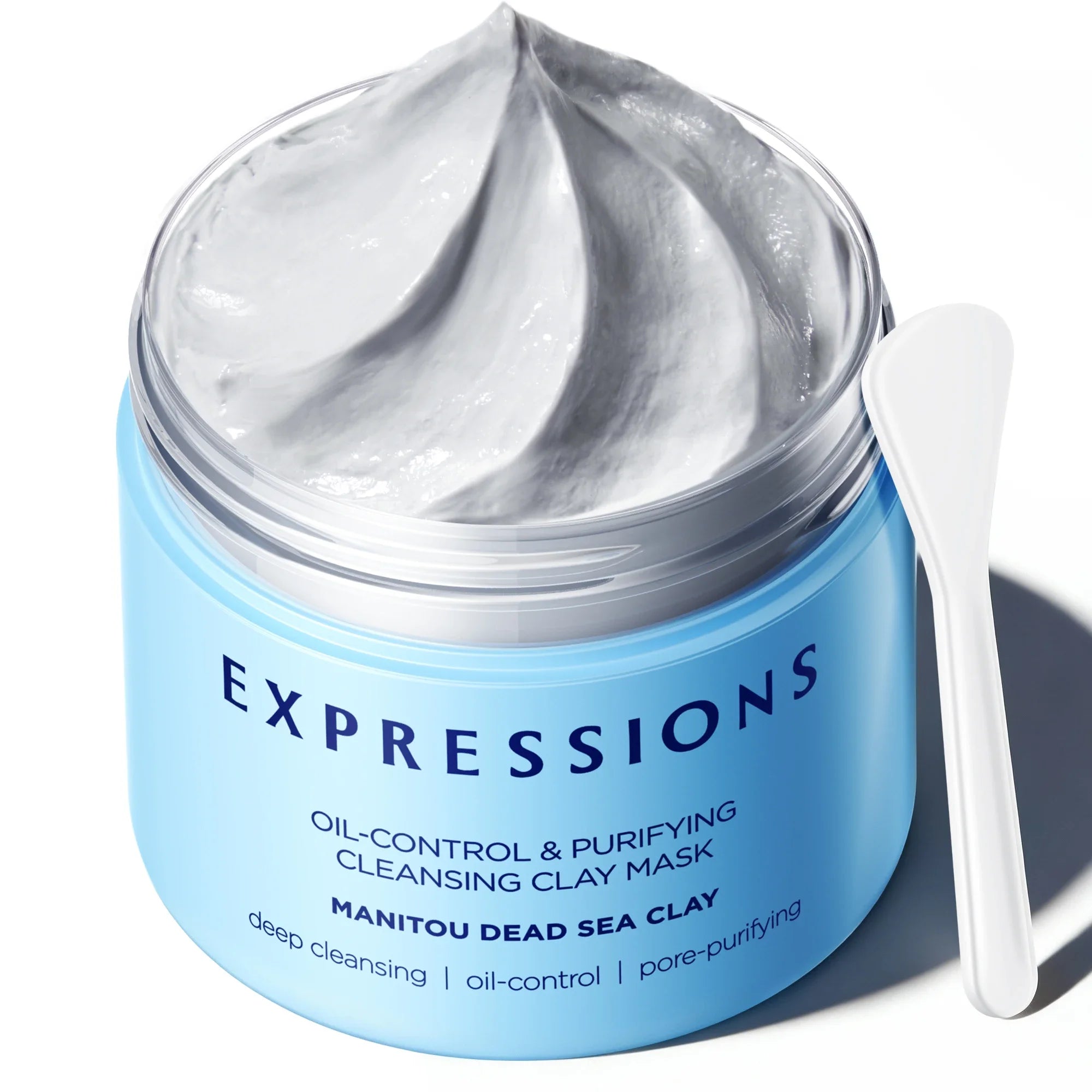 Oil-Balancing Deep Cleansing Mud Mask – Witch Hazel, Centella & Blue Lotus for Smooth-Looking Pores & Sebum Balance