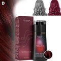 200ml Hair Dye Shampoo For Gray Hair Natural Hair Dye Kit Semi Permanent Hair Dye Shampoo For Women Men Black Brown Purple