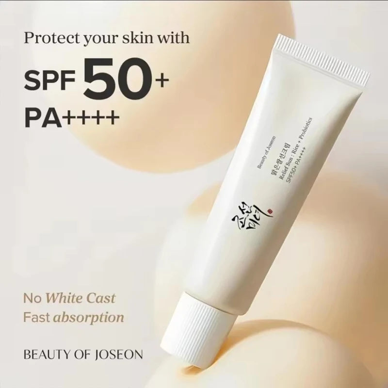 Beauty of Joseon Green Plum Cleanser & Rice Probiotic Sunscreen SPF50+ – Hydrate, Brighten & Protect Skincare Set