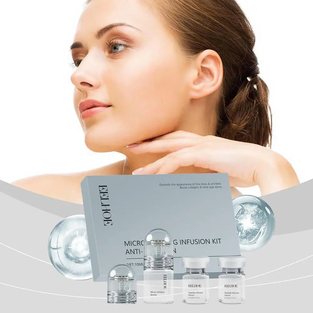 1/2Box Hyaluronic Acid Facial Set Gently hydrating and nourishing skin roller cleansing facial skin set Skin Care