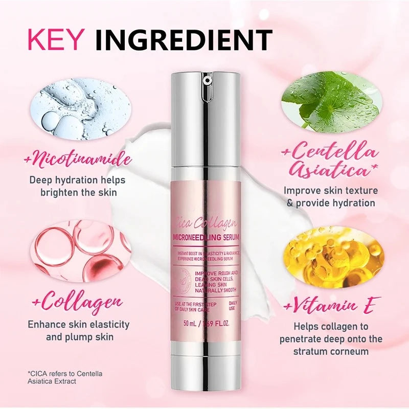 Spicule Microcrystal Serum, Pore Exfoliation,Centella Asiatica Propolis Aloe Extract Moisturizing Korean Glass Skin Care